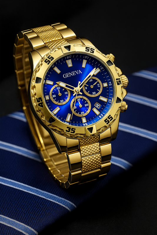 SET RELOJ GENEVA CON ACCESORIOS GRATIS. Diseñado en Italia.