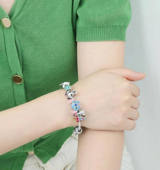 Pulsera "Ohana" de Lilo & Stitch - Estilo Pandora