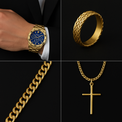 SET RELOJ GENEVA CON ACCESORIOS GRATIS. Diseñado en Italia.