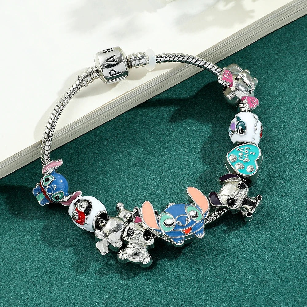 Pulsera "Ohana" de Lilo & Stitch - Estilo Pandora