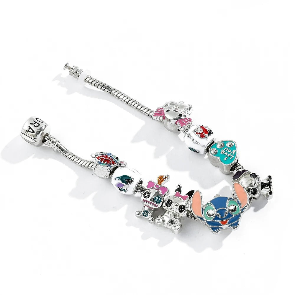 Pulsera "Ohana" de Lilo & Stitch - Estilo Pandora
